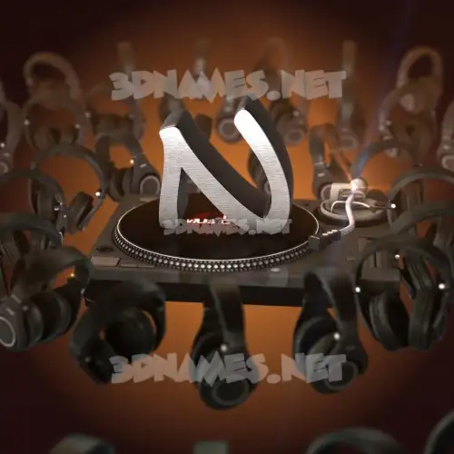 n in DJ Yourself style - 3D name wallpaper n in DJ Yourself style - 3D name wallpaper