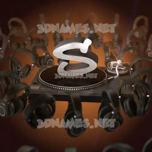 s in DJ Yourself style - 3D name wallpaper