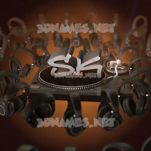 sk in DJ Yourself style - 3D name wallpaper sk in DJ Yourself style - 3D name wallpaper