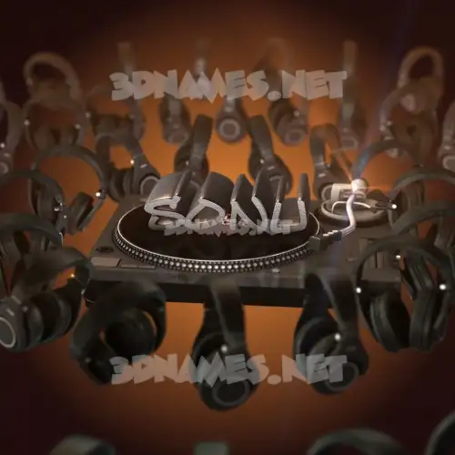 sonu in DJ Yourself style - 3D name wallpaper