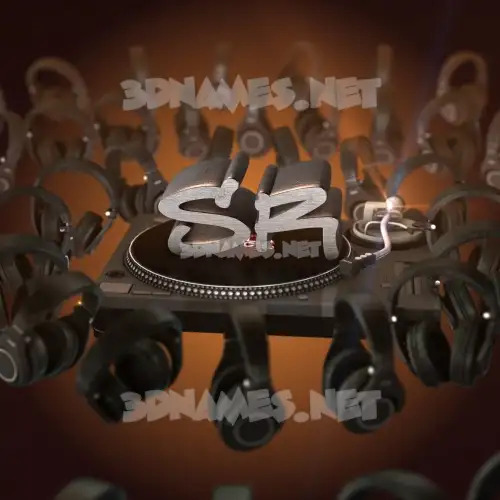 sr in DJ Yourself style - 3D name wallpaper sr in DJ Yourself style - 3D name wallpaper