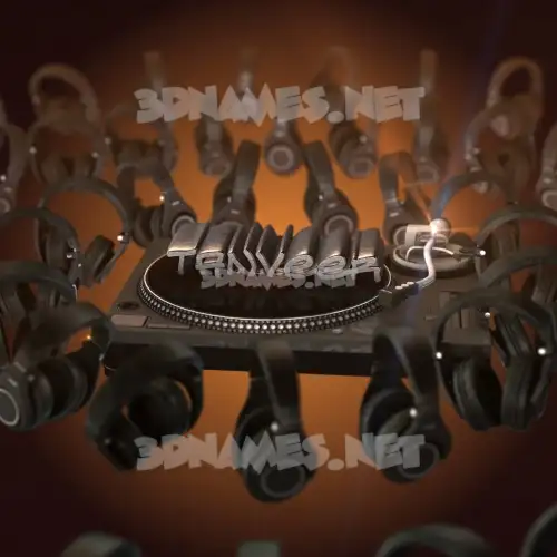 tanveer in DJ Yourself style - 3D name wallpaper