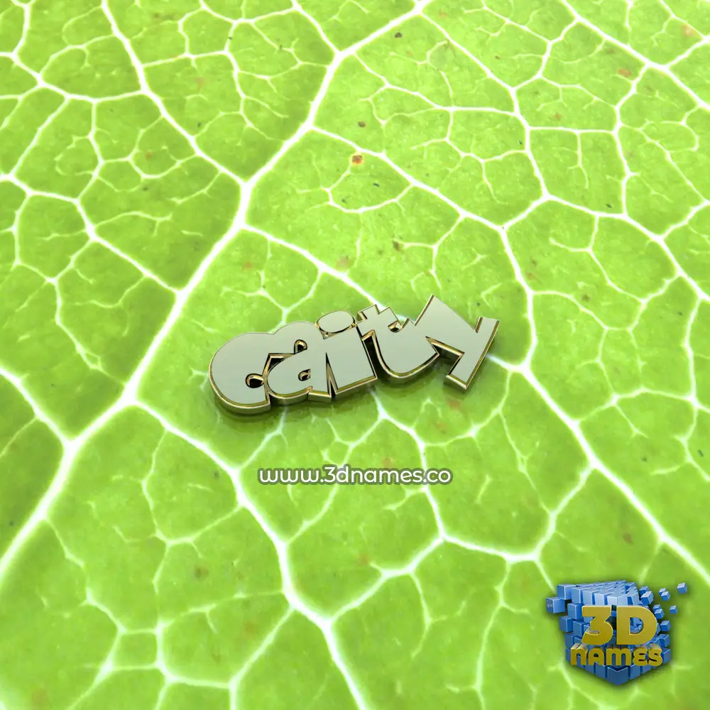 caity in Gold Leaf style - 3D name wallpaper caity in Gold Leaf style - 3D name wallpaper