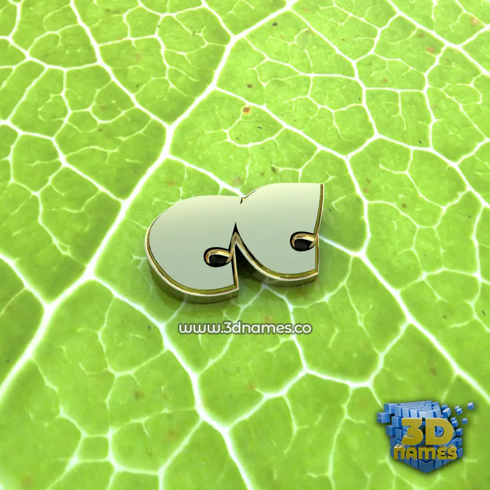 cc in Gold Leaf style - 3D name wallpaper cc in Gold Leaf style - 3D name wallpaper