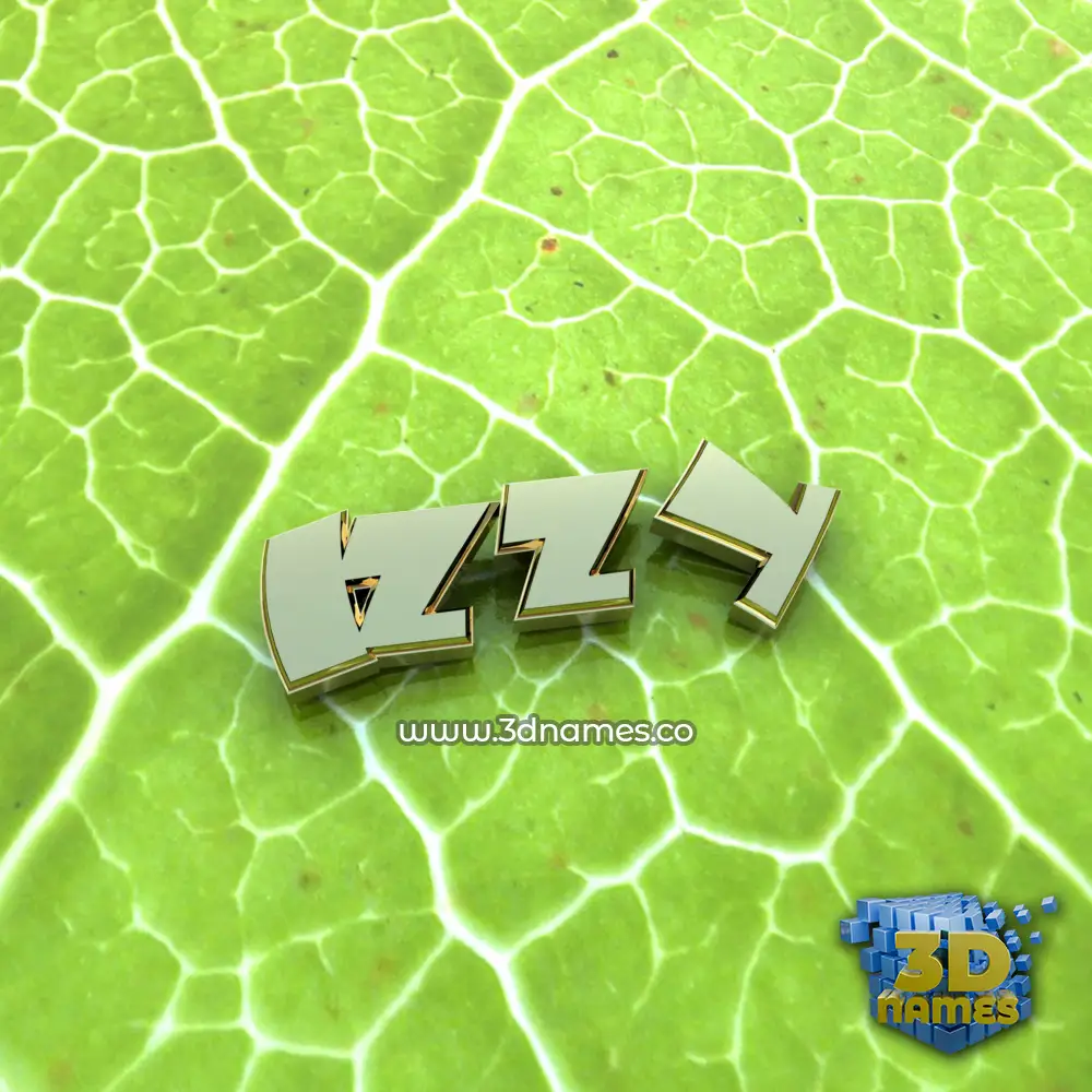 izzy in Gold Leaf style - 3D name wallpaper izzy in Gold Leaf style - 3D name wallpaper