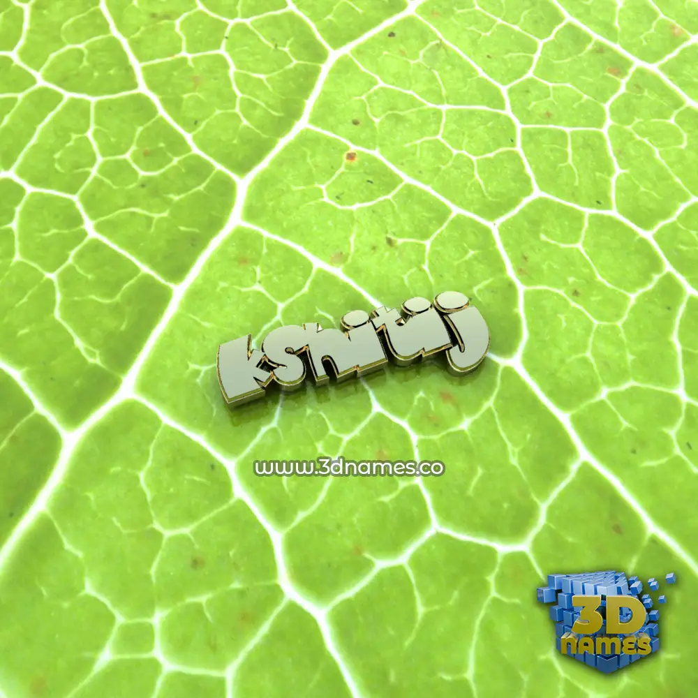 kshitij in Gold Leaf style - 3D name wallpaper kshitij in Gold Leaf style - 3D name wallpaper
