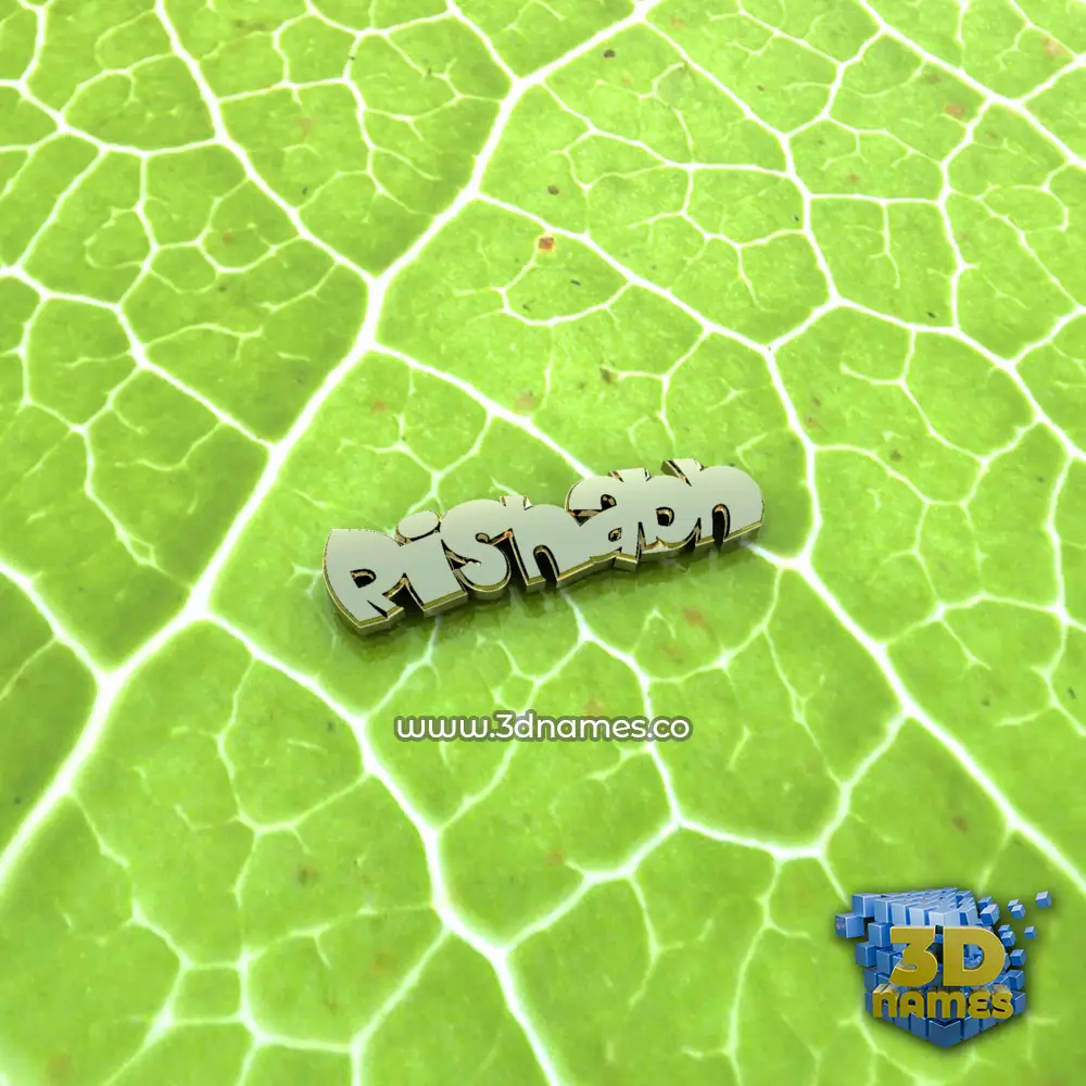 rishabh in Gold Leaf style - 3D name wallpaper rishabh in Gold Leaf style - 3D name wallpaper