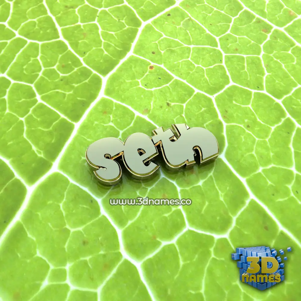 seth in Gold Leaf style - 3D name wallpaper seth in Gold Leaf style - 3D name wallpaper