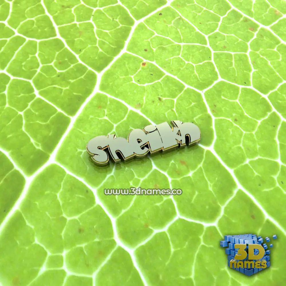 sheikh in Gold Leaf style - 3D name wallpaper