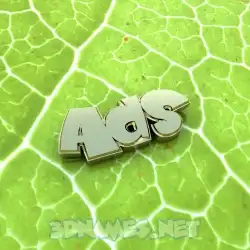 ads in Gold Leaf style - 3D name wallpaper