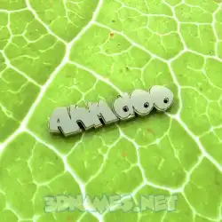 ahmdoo in Gold Leaf style - 3D name wallpaper