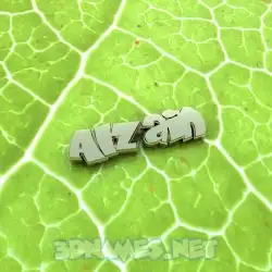 alzain in Gold Leaf style - 3D name wallpaper