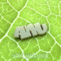 anu in Gold Leaf style - 3D name wallpaper