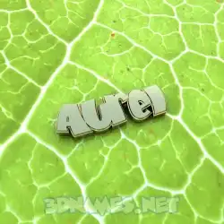 aurel in Gold Leaf style - 3D name wallpaper