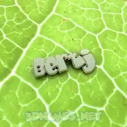 bertj in Gold Leaf style - 3D name wallpaper