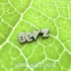 bev'z in Gold Leaf style - 3D name wallpaper