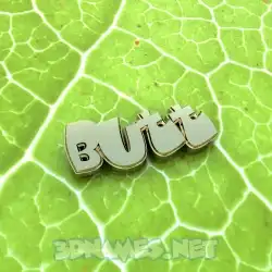 butt in Gold Leaf style - 3D name wallpaper