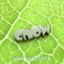 chow in Gold Leaf style - 3D name wallpaper