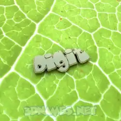 digit in Gold Leaf style - 3D name wallpaper