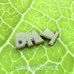 dmy in Gold Leaf style - 3D name wallpaper