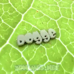 dogge in Gold Leaf style - 3D name wallpaper