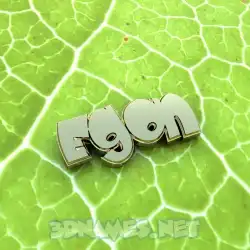 egon in Gold Leaf style - 3D name wallpaper