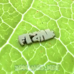 frank in Gold Leaf style - 3D name wallpaper