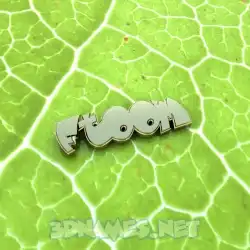 ftoom in Gold Leaf style - 3D name wallpaper