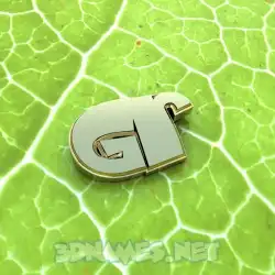 gr in Gold Leaf style - 3D name wallpaper
