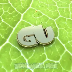 gu in Gold Leaf style - 3D name wallpaper