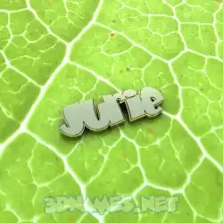 jurie in Gold Leaf style - 3D name wallpaper