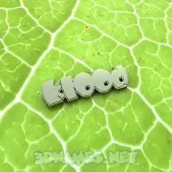 klood in Gold Leaf style - 3D name wallpaper