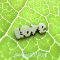 love in Gold Leaf style - 3D name wallpaper