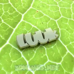 luuk in Gold Leaf style - 3D name wallpaper