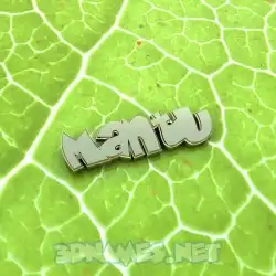 mantu in Gold Leaf style - 3D name wallpaper