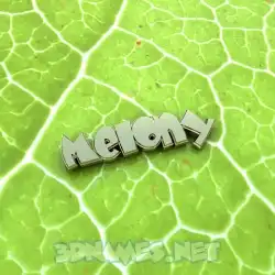 melony in Gold Leaf style - 3D name wallpaper
