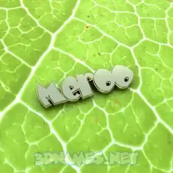 meroo in Gold Leaf style - 3D name wallpaper