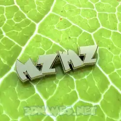 mzmz in Gold Leaf style - 3D name wallpaper