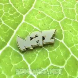naz in Gold Leaf style - 3D name wallpaper
