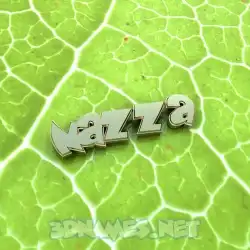 nazza in Gold Leaf style - 3D name wallpaper