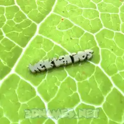 nektarios in Gold Leaf style - 3D name wallpaper