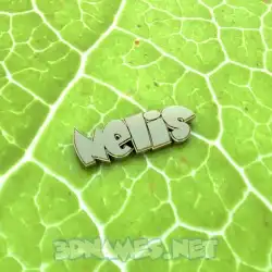nelis in Gold Leaf style - 3D name wallpaper