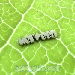 nerveen in Gold Leaf style - 3D name wallpaper