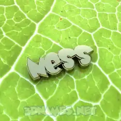 ness in Gold Leaf style - 3D name wallpaper