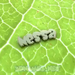 nessa in Gold Leaf style - 3D name wallpaper
