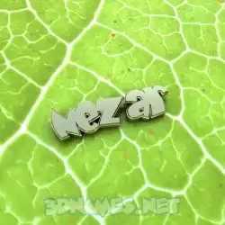 nezar in Gold Leaf style - 3D name wallpaper