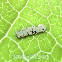nicho in Gold Leaf style - 3D name wallpaper