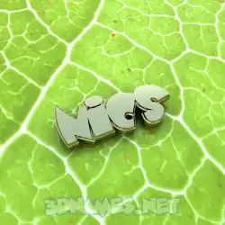 nics in Gold Leaf style - 3D name wallpaper