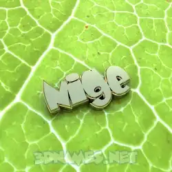 nige in Gold Leaf style - 3D name wallpaper