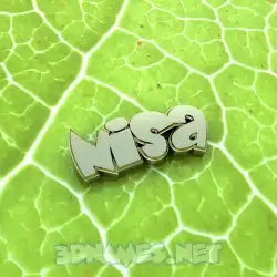 nisa in Gold Leaf style - 3D name wallpaper